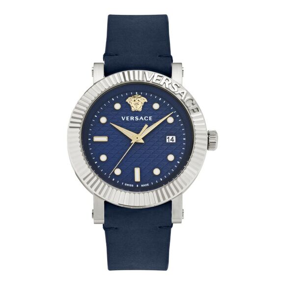 Versace V-Classic Leather Watch
